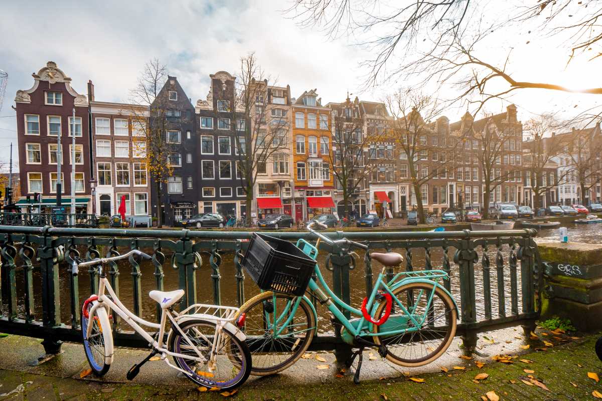 Biking the Canals of Amsterdam